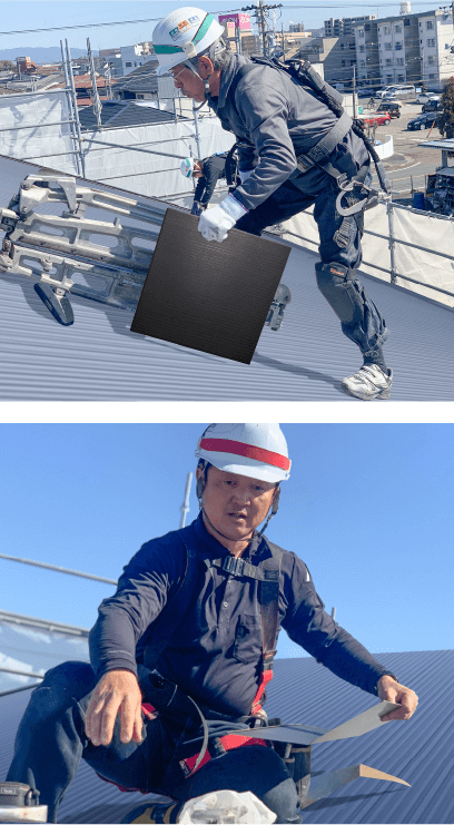 屋根工事の仕事について